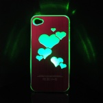 Changed Sense Flash Light LED Hard Case For Apple iPhone 6/5S Black