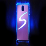 Custodia Cover Bumper Case TPU Luminosa Led Samsung Galaxy S3 i9305 Alluminio